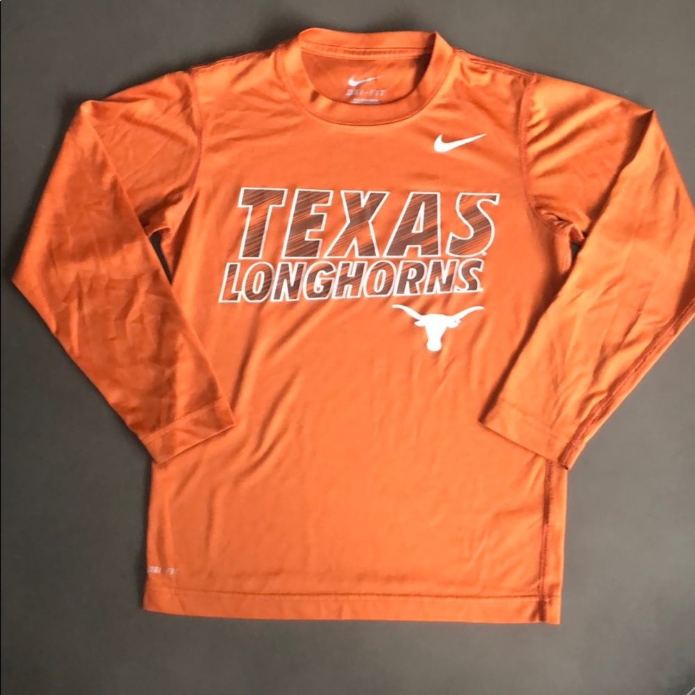 Nike LS Dry-Fit Texas Longhorns